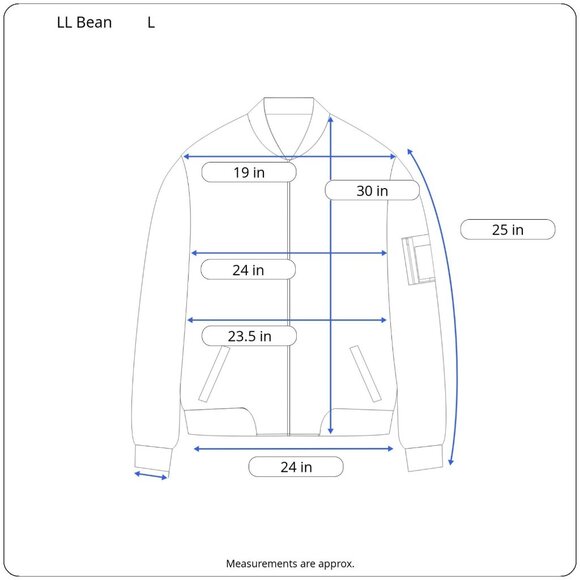 Lands End Mens Flannel-Lined Hurricane Shirt Navy Blue Traditional Fit Size L - Picture 3 of 13
